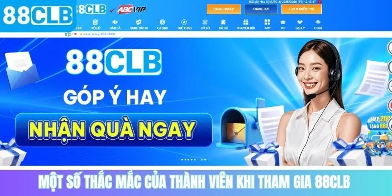 Một số thắc mắc của thành viên khi tham gia 88CLB 